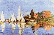 Claude Monet Regatta at Argenteuil oil on canvas